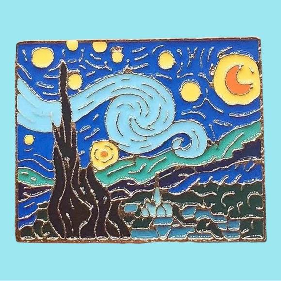 Starry Night Pin - Picture 2 of 5